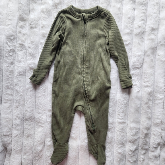 Bundle of 4 Unisex 2-Way-Zip Sleep & Play Footed One-Piece for Baby - Picture 4 of 6